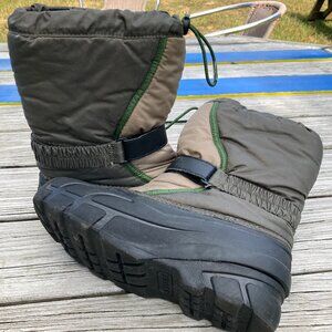 Sorel Flurry Winter Boots (Youth, Unisex, Size 6, Tan/Brown/Green/Black)